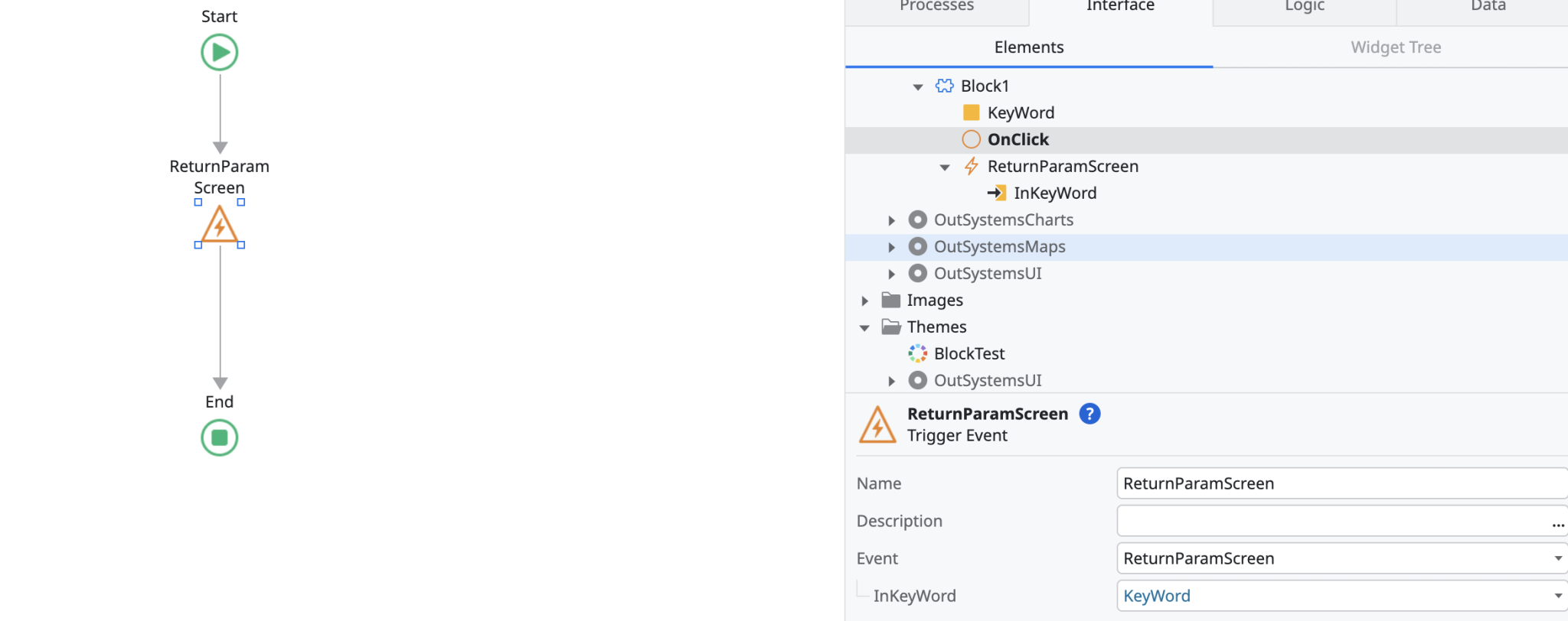 Outsystems Blockから画面にパラメータを渡す方法 | 雑魚雑魚エンジニアの備忘録